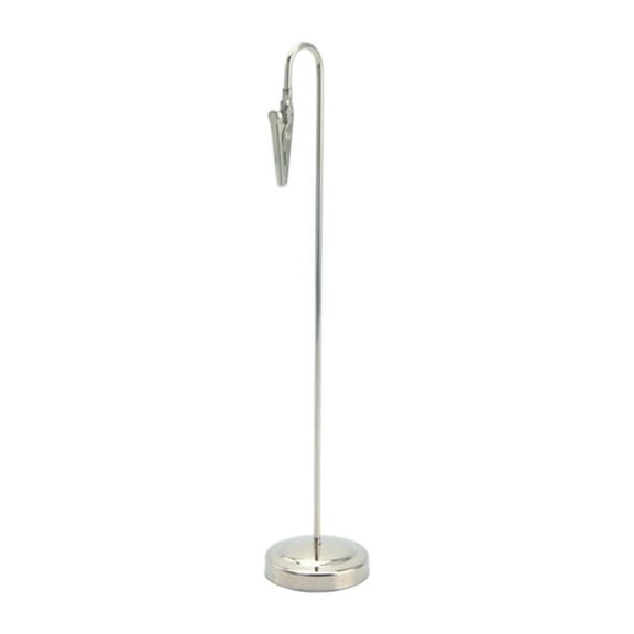 balikha Table Number Holder Menu Clip Memo Organizer Metal with Clip Picture Clips for Photos Table Card Name Stand for Birthday Home