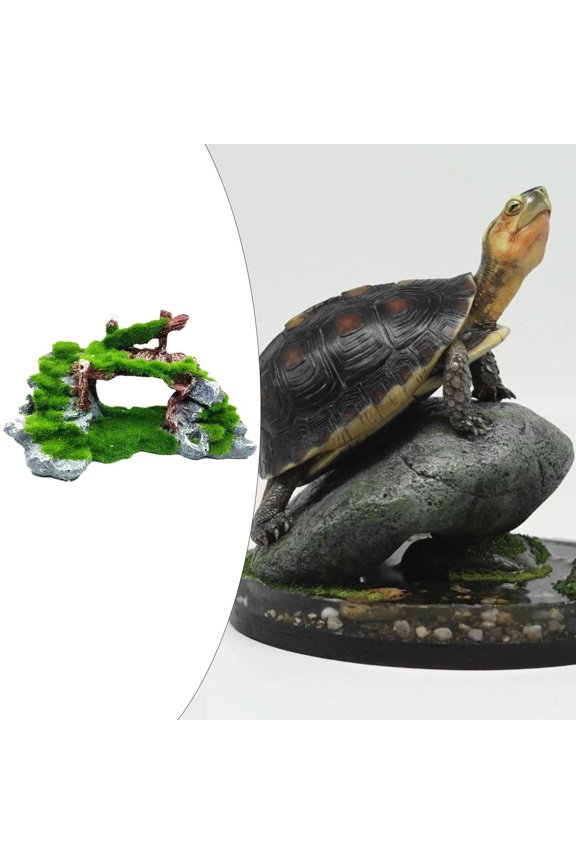 Tank Decoration Aquarium Decor Accessories Landscaping Decorative Mountain View Stone Decorations Hiding Cave Cave Bridge Shape