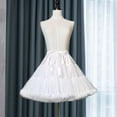 thumbnail image 1 of balikha Women Petticoat Skirt Comfortable Short Tutu Slips for Gown Fancy Dress Prom White, 1 of 9