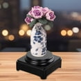 thumbnail image 1 of balikha Wooden Display Base Round Pedestal Display Base for Vase Riser Teapot Bonsai 14.5cmx14.5cmx6.5cm, 1 of 9