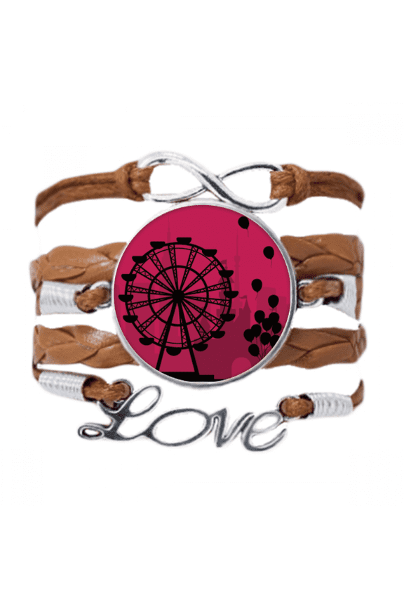 balloon ferris wheel amusement park bracelet love chain ornament wristband