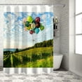 thumbnail image 1 of balloons  Bathroom Decor Set , multi size Colorful Luxurious Graphic Print Polyester Fabric Fashion Bathroom Decor Sets with Hooks  Bathroom Shower Curtain Set  shower curtain for bathroom, 1 of 7