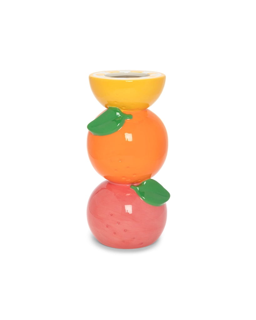 Small Ceramic Citrus Bouquet Table Vase