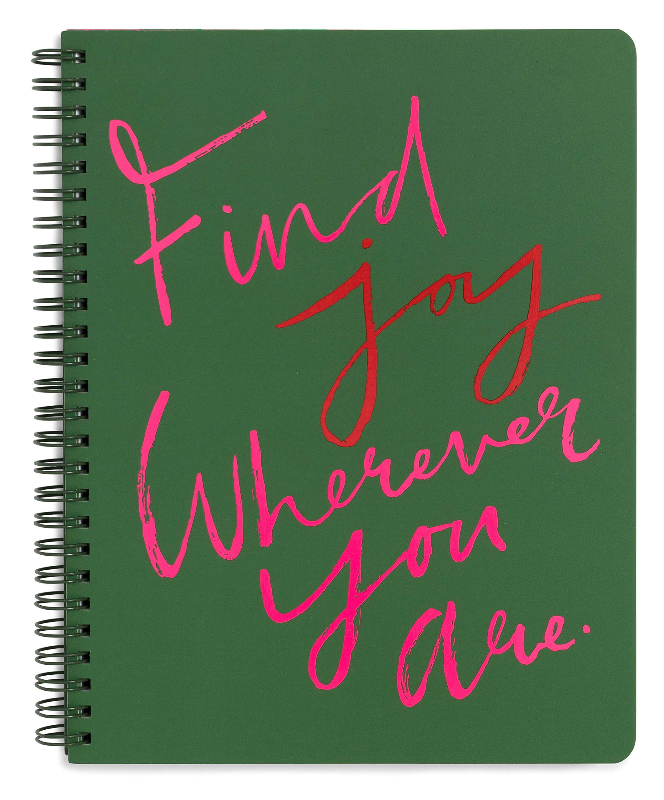 ban.do Green Rough Draft Mini Spiral Notebook with Saying, 9