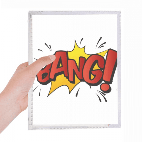 bang exclamation spark notebook loose diary refillable journal statiry