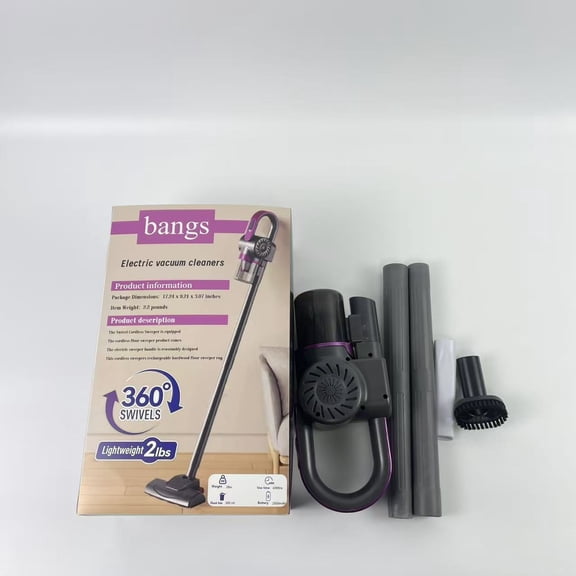 bangs Electric Vacuum cleaners,Swivel Cordless Sweeper,Floor Cordless Sweeper, Cordless Electric Sweeper Rechargeable Cordless Sweeper, 360 Direction