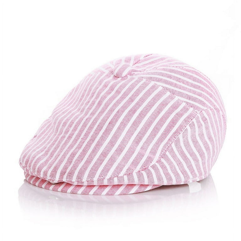Pink baby flat cap hot sale