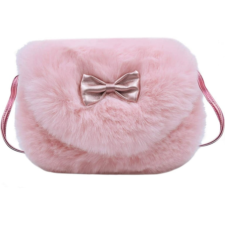 Knott Faux Fur Mini Crossbody Tote