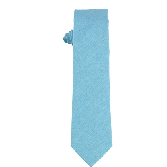 bar III Mens Beach Solid Self-tied Necktie, Blue, One Size