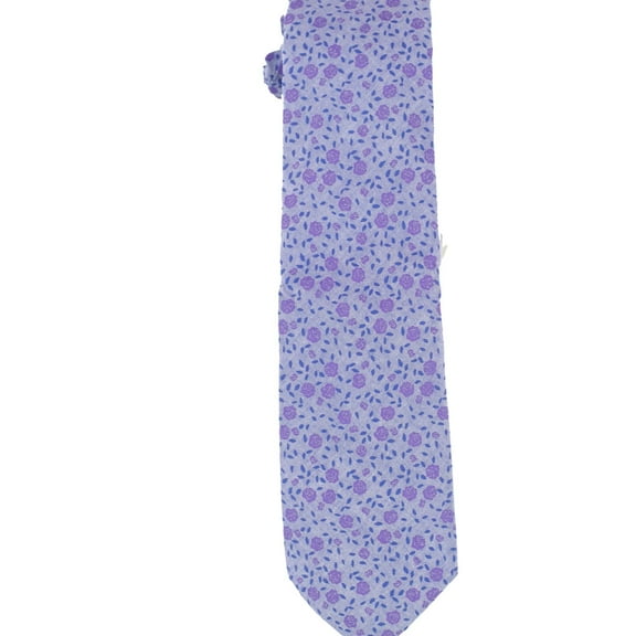 bar III Mens Bowen Self-tied Necktie, Purple, One Size