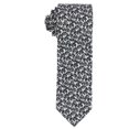 thumbnail image 1 of bar III Mens Cabbage Rose Self-tied Necktie, Black, One Size, 1 of 2