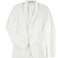thumbnail image 1 of bar III Mens Cotton Dinner Two Button Blazer Jacket, White, 40 Long, 1 of 2