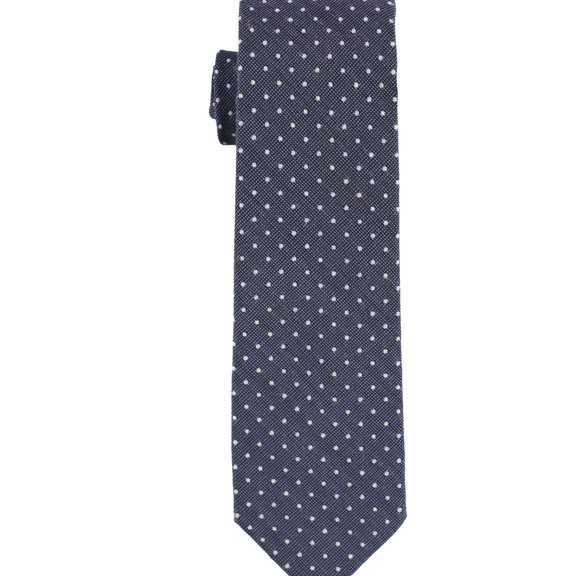 bar III Mens Dot Self-tied Necktie, Grey, One Size