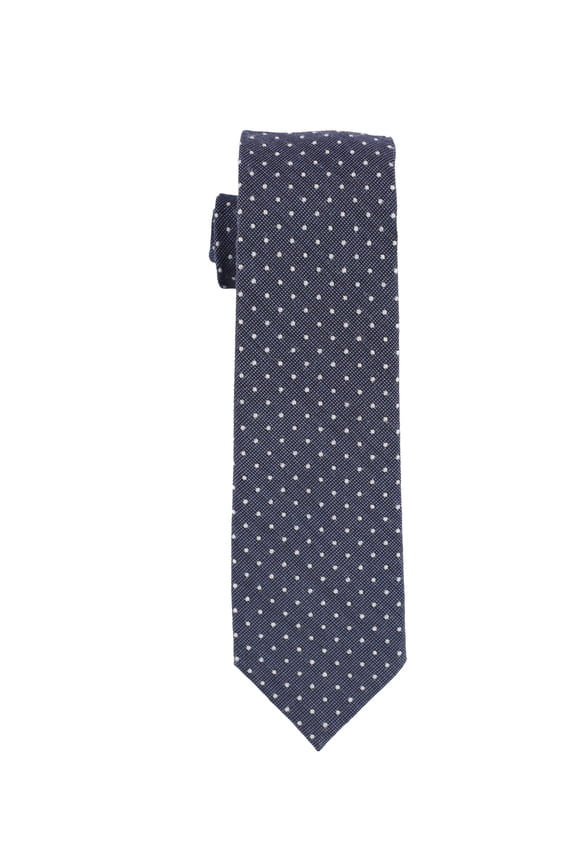 Mens Dot Self-tied Necktie, Grey, One Size