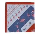 thumbnail image 1 of bar III Mens Flamingo Pocket Square, Blue, One Size, 1 of 2