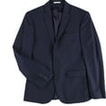 thumbnail image 1 of bar III Mens Flannel Two Button Blazer Jacket, Blue, 36 Short, 1 of 2