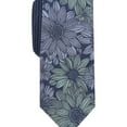 thumbnail image 1 of bar III Mens Floral Self-tied Necktie, Blue, One Size, 1 of 1