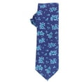 thumbnail image 1 of bar III Mens Floral Self-tied Necktie, Blue, One Size, 1 of 1