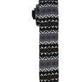 thumbnail image 1 of bar III Mens Hagney Self-tied Necktie, Black, One Size, 1 of 1