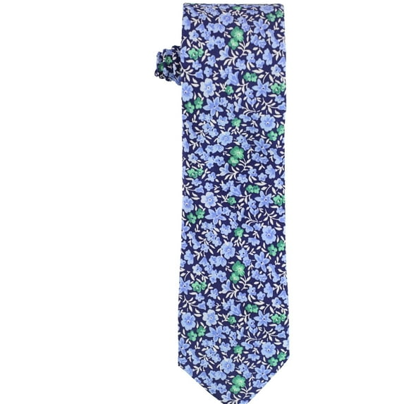 bar III Mens Horan Floral Self-tied Necktie, Blue, One Size