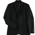 thumbnail image 1 of bar III Mens Jacquard Two Button Blazer Jacket, Black, 34 Short, 1 of 2
