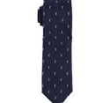 thumbnail image 1 of bar III Mens Jolly Penguin Self-tied Necktie, Blue, One Size, 1 of 2