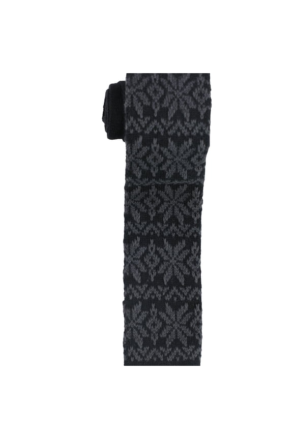 Mens Kerst Fair Self-tied Necktie, Black, One Size