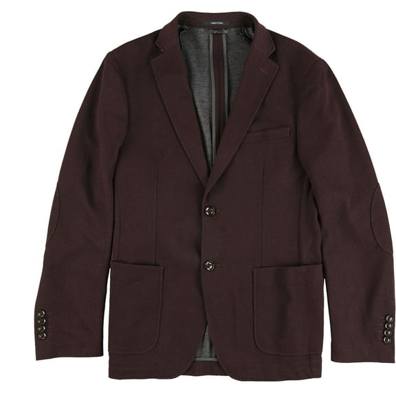 bar III Mens Knit Sport Coat, Red, 42 Regular