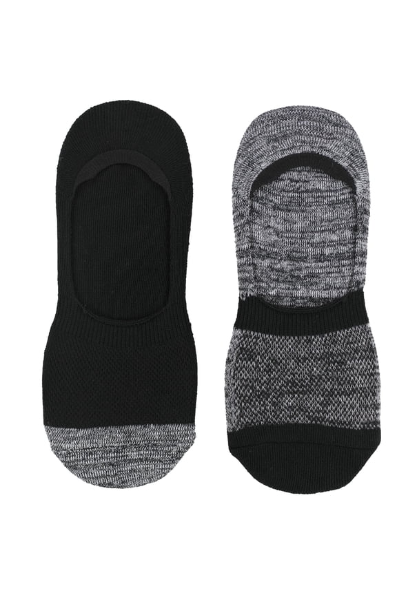 Mens Liners No Show Socks, Multicoloured, 10-13