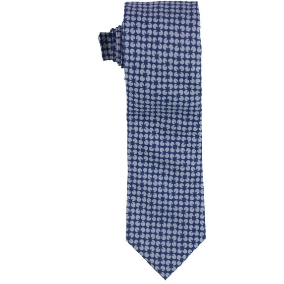 bar III Mens Mini Print Self-tied Necktie, Blue, One Size