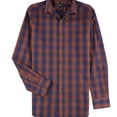 thumbnail image 1 of bar III Mens Ombre Button Down Dress Shirt, Brown, 14"-14.5" Neck 32"-33" Sleeve, 1 of 2