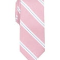 thumbnail image 1 of bar III Mens Petra Stripe Self-tied Necktie, Pink, One Size, 1 of 1
