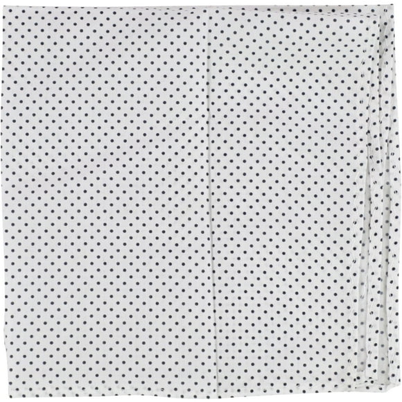 bar III Mens Polka Dot Pocket Square, White, One Size