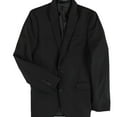 thumbnail image 1 of bar III Mens Professional Two Button Blazer Jacket, Black, 42 Short, 1 of 3