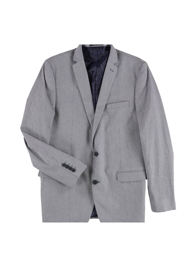 Mens Slim-Fit Two Button Blazer Jacket, Multicoloured, 42 Long