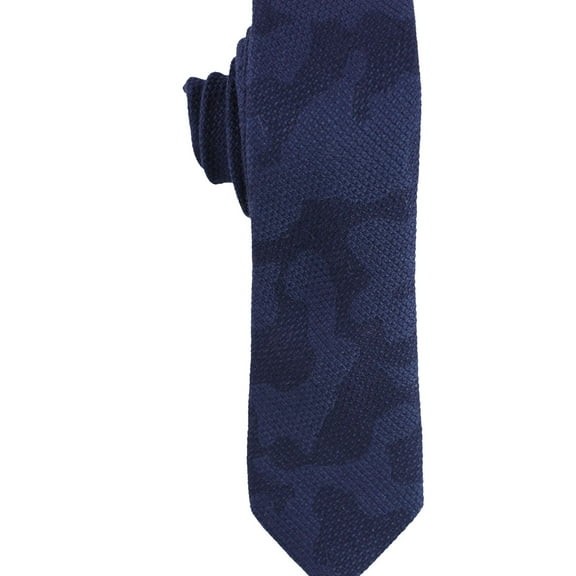bar III Mens Textured Self-tied Necktie, Blue, Classic (57 To 59 in.)