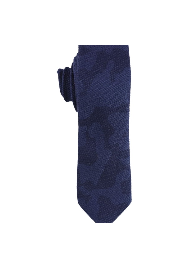Mens Textured Self-tied Necktie, Blue, Classic (57 To 59 in.)