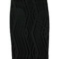 thumbnail image 1 of bar III Womens Burnout Pencil Skirt, Black, X-Small, 1 of 1