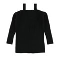 thumbnail image 1 of bar III Womens Cold-Shoulder Pullover Sweater, Black, Medium, 1 of 2