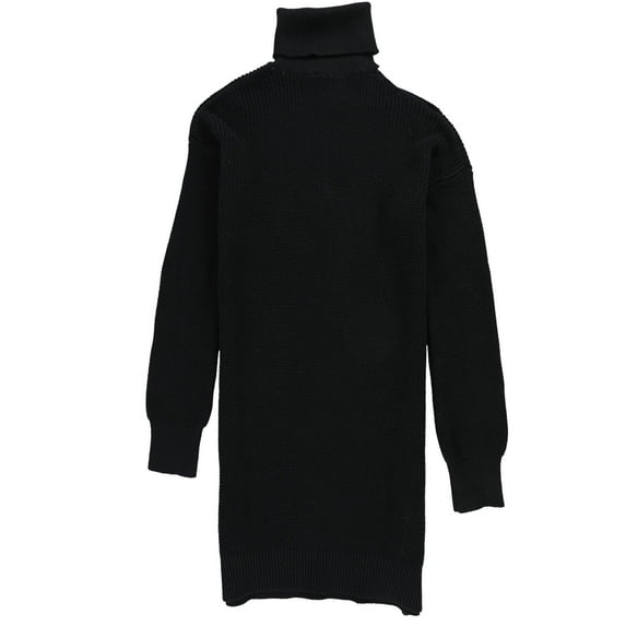 bar III Womens Cold Shoulder Pullover Sweater, Black, XX-Large