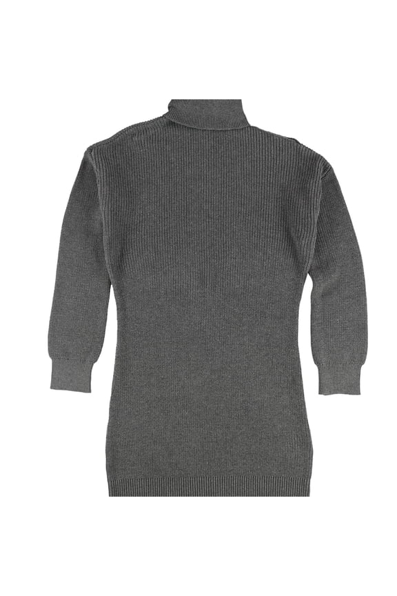 Womens Cold Shoulder Pullover Sweater, Grey, Medium