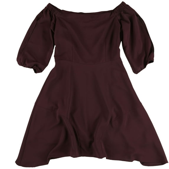 bar III Womens Fit & Flare A-line Dress, Red, 0