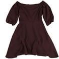 thumbnail image 1 of bar III Womens Fit & Flare A-line Dress, Red, 12, 1 of 2