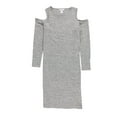thumbnail image 1 of bar III Womens Heathered Sheath Dress, Grey, Small, 1 of 2
