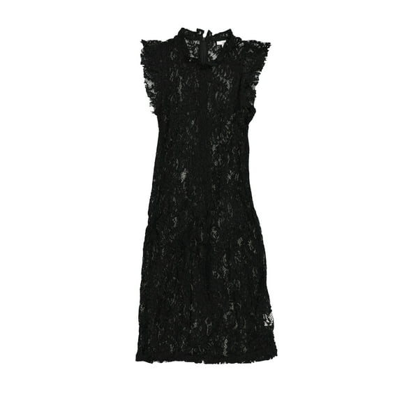 bar III Womens Lace Sheath Dress, Black, X-Small