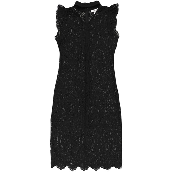 bar III Womens Lace Shift Dress, Black, Small