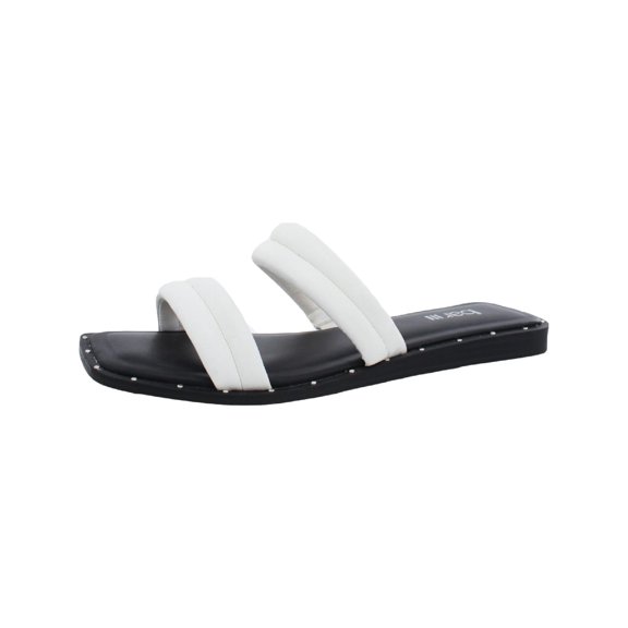 Bar III Womens Narrah Solid Slip-On Pool Slides