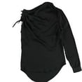 thumbnail image 1 of bar III Womens One-Shoulder Pullover Blouse, Black, X-Small, 1 of 2