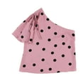 thumbnail image 1 of bar III Womens One Shoulder Pullover Blouse, Pink, XX-Large, 1 of 2