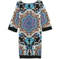 thumbnail image 1 of bar III Womens Paisley A-line Dress, Multicoloured, X-Small, 1 of 2